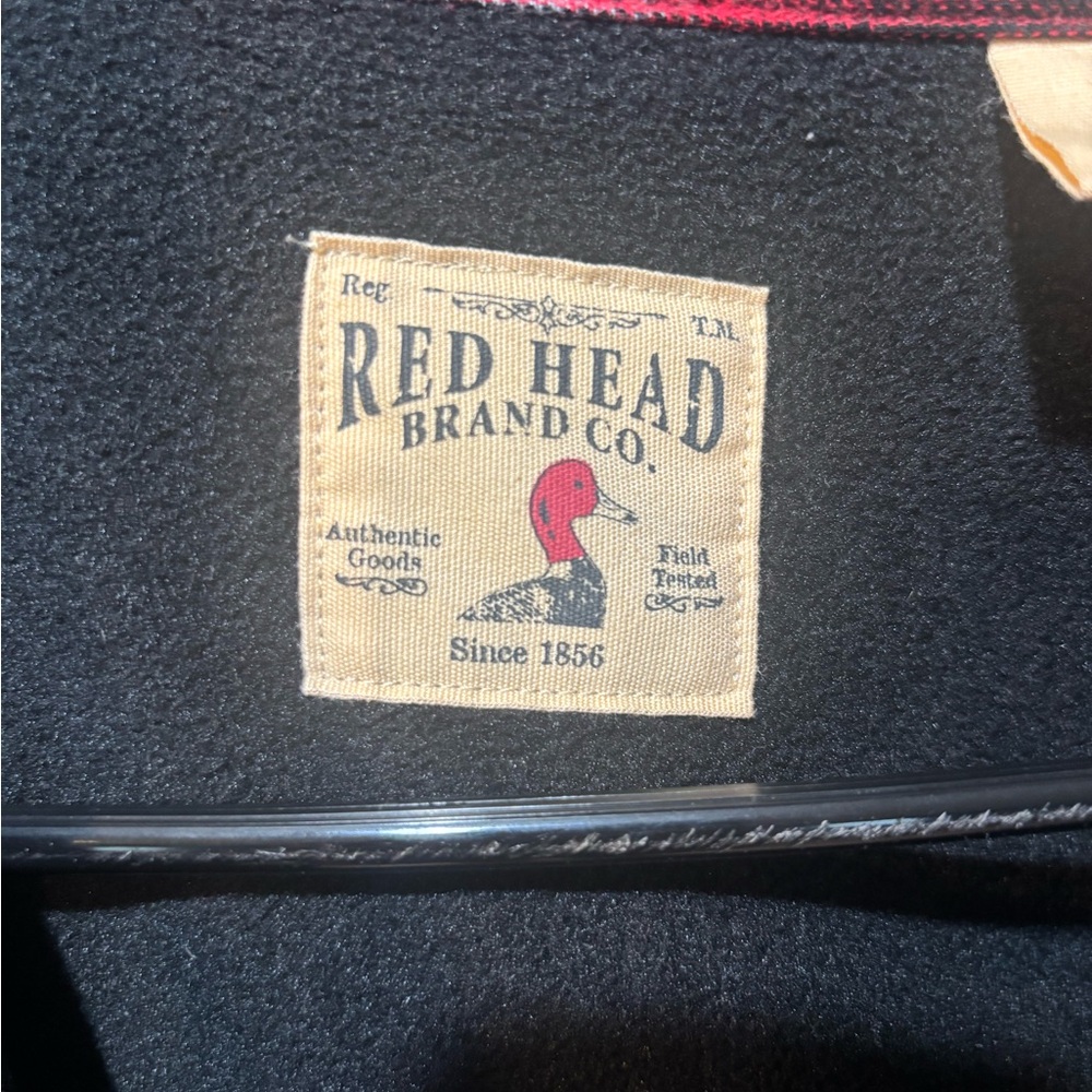 Red Head Brsnd Red/ Black Shirt / Jacket Men’s XL Fleece Lining